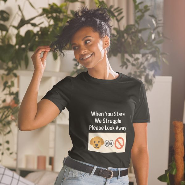 "Don't Stare" Reactive Dog Awareness T-Shirt
